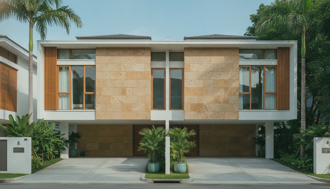 Contemporary semi-detached house in a District 15 landed estate