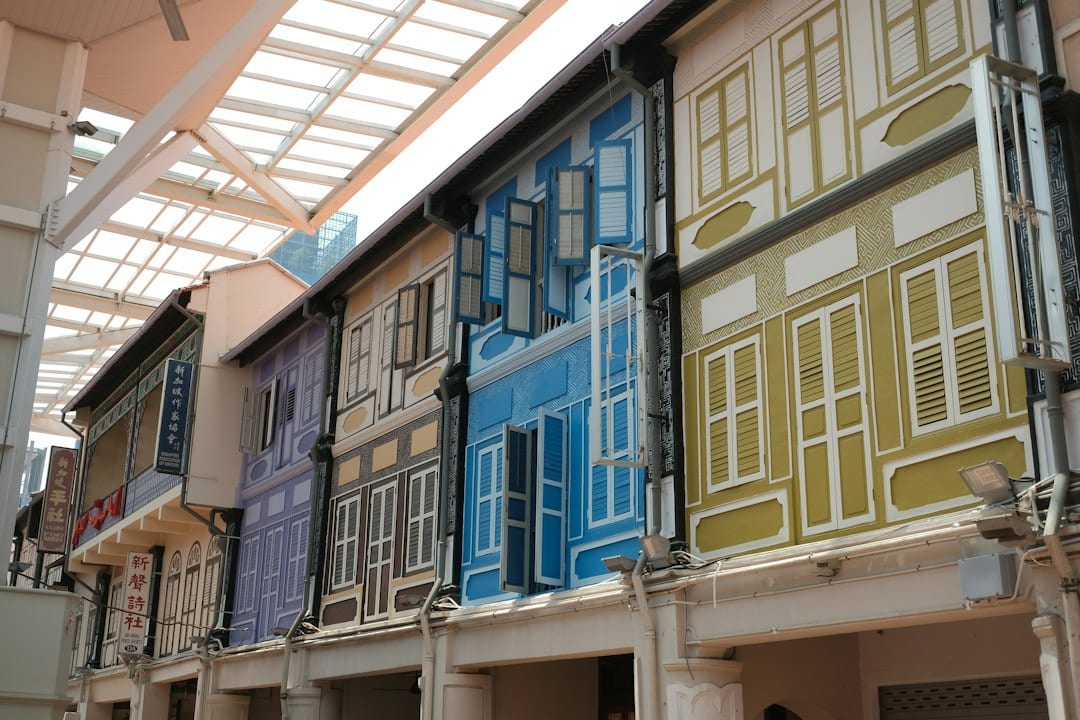 Heritage shophouses lining Joo Chiat Road